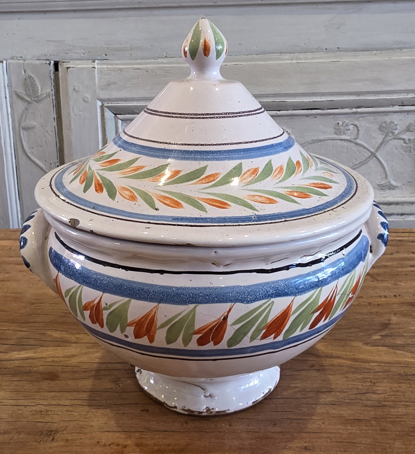An 18th century Quimper Soup Tureen